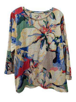 Long Sleeve Large Abstract Flowers
