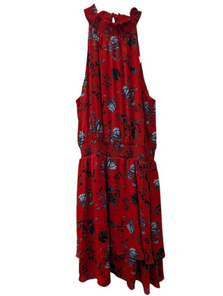 Halter Style Floral Print Dress