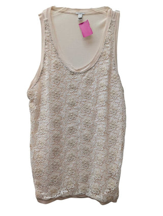 Embroidered Flower Front Overlay