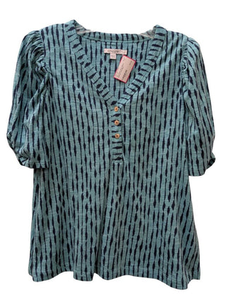 Short Sleeve Abstract Lines