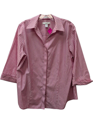 Long Sleeve Multi Stripe Button Up