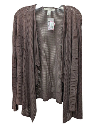 NWT PETITE Long Sleeve Open Knit Cardigan