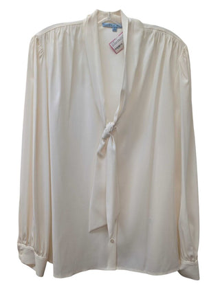 NWT Tie Neck Button Up Blouse