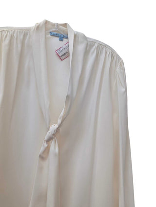 NWT Tie Neck Button Up Blouse