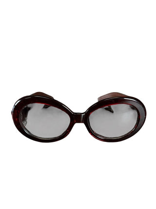Vintage oversize frames w/leather bows