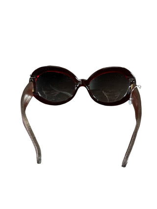 Vintage oversize frames w/leather bows