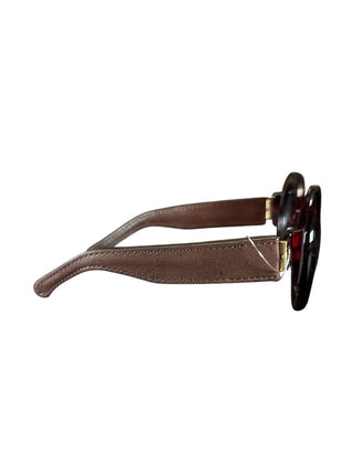 Vintage oversize frames w/leather bows