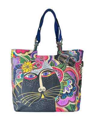 Extra large zip top tote
