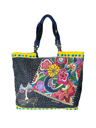 Extra large zip top tote