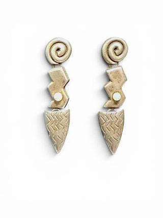 Sterling Pearl Earrings
