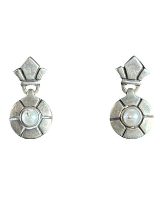 Sterling Pearl Earrings