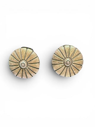 Sterling Concho Earrings