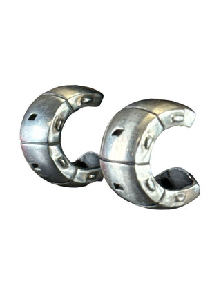 Sterling Hoop Earrings Clip On