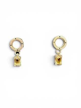 Sterling Citrine Earrings