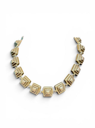 87.60gms Sterling Square Necklace