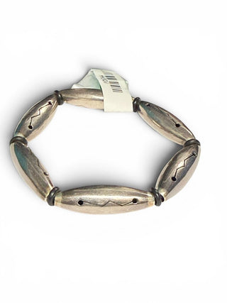 Sterling Bead Stretch Bracelet