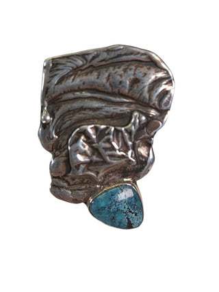 SS Stone Pendant w/Engraving