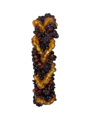 SS Amber Beaded Bracelet