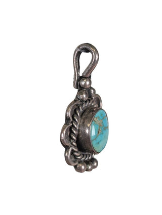 SS Turquoise Pendant