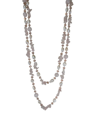 Fashion Rose Quartz Necklace