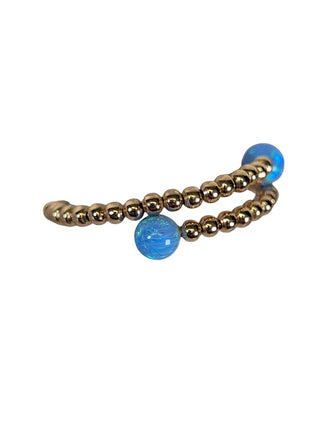 14K Opal Adjustable Ring