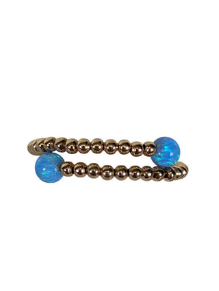 14K Opal Adjustable Ring