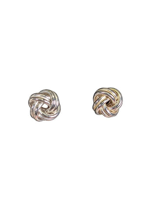 Sterling Knotted Stud Earrings