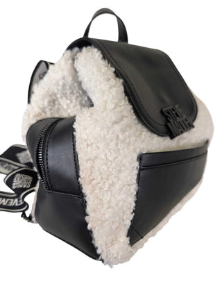 Teddy Backpack w/faux Leather