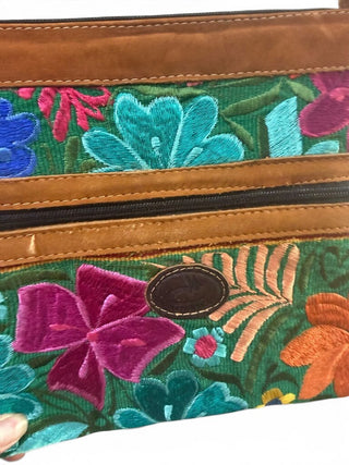 Handmade Guatemala Floral Embroidered Crossbody