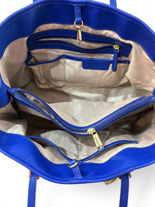 Jet Set Tote Royal Blue Saffiano Leather