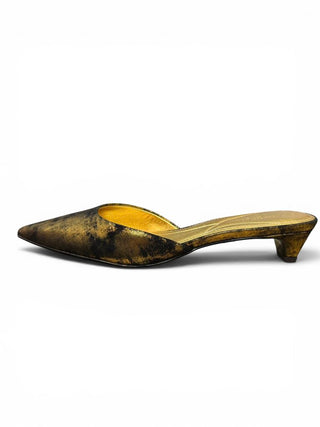 Peccola Pointed Toe Kitten Heel Mule
