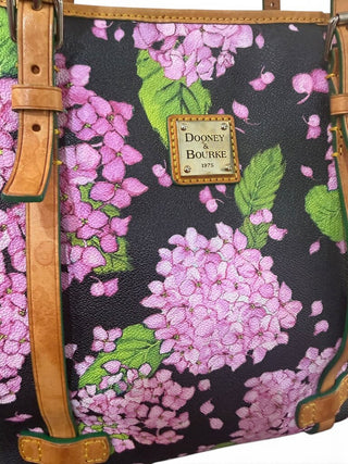 AS IS Hydrangea Monogram Nelly Tote Floral