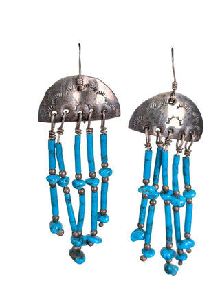 SS Stone Rain Cloud Earrings
