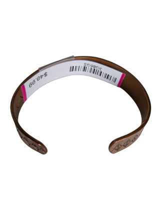 Stamped Copper Cuff