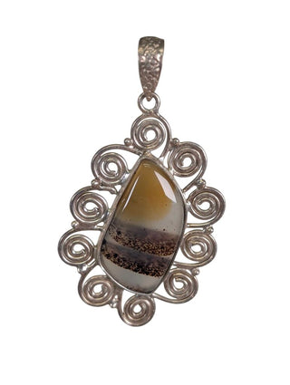 SS Stone Pendant