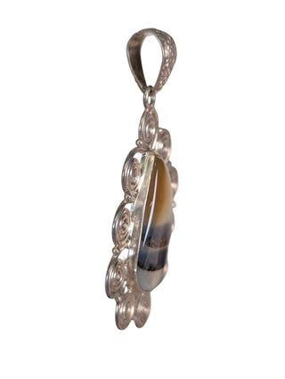 SS Stone Pendant
