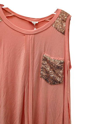 Sequin Shoulders & Pocket
