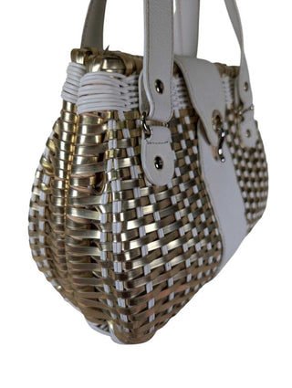 Havana Avita Basket Bag Metallic Wicker