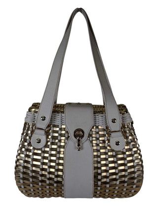 Havana Avita Basket Bag Metallic Wicker