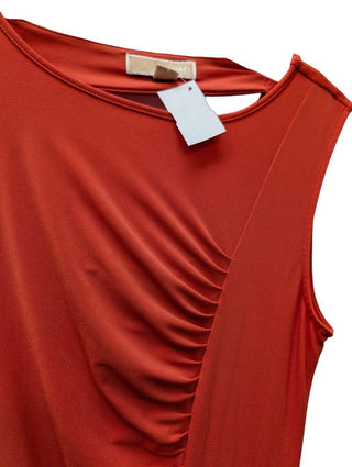 Sleeveless Side Ruched Maxi Scoop Back