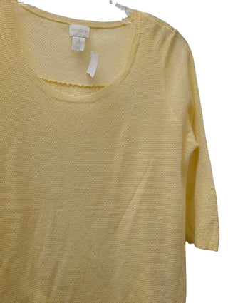 Short Sleeve Loose Knit Blouse