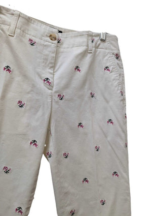 Relaxed Chino Mini Floral Embroidery