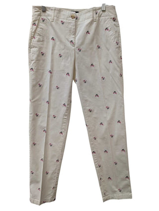 Relaxed Chino Mini Floral Embroidery