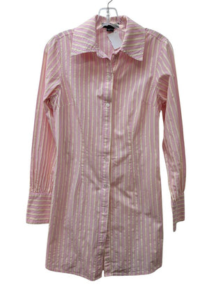 Long Sleeve Button Up Dress Shirt Dress