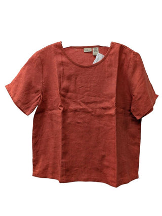 Short Sleeve Linen Blouse