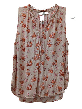 Sleeveless Print Blouse