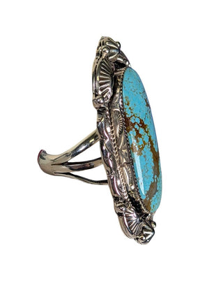 SS Turq Elongated Ring
