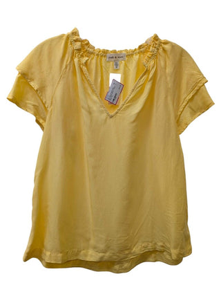 NWT Short Ruffle Sleeve V Neck