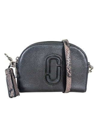 Shutter Leather Crossbody JJ Logo Double Zip