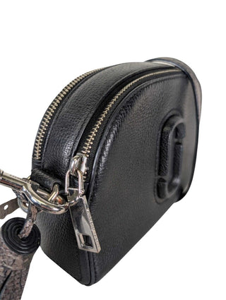 Shutter Leather Crossbody JJ Logo Double Zip